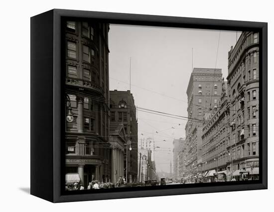 Euclid Avenue, Cleveland, Ohio-null-Framed Stretched Canvas