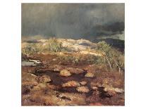 Heathland Shepherd-Eugen Bracht-Stretched Canvas