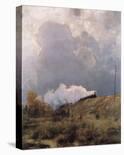 Heathland Shepherd-Eugen Bracht-Framed Art Print