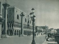 Fountain of Neptune by Bartolomeo Ammanati and the Loggia dei Lanzi, Florence, Italy, 1927-Eugen Poppel-Photographic Print