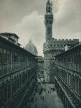 The Palazzo Vecchio from the Uffizi Gallery, Florence, Italy, 1927-Eugen Poppel-Photographic Print