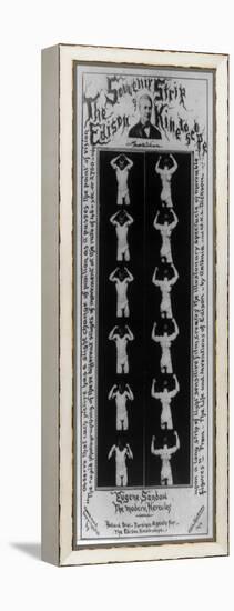 Eugen Sandow, Edison Kinetoscope Strip, 1894-Science Source-Framed Premier Image Canvas