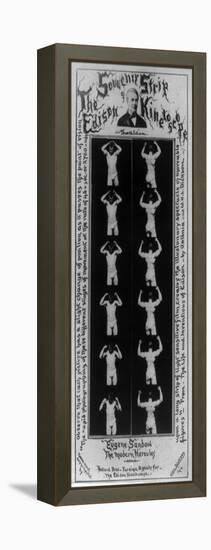 Eugen Sandow, Edison Kinetoscope Strip, 1894-Science Source-Framed Premier Image Canvas