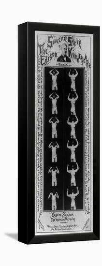 Eugen Sandow, Edison Kinetoscope Strip, 1894-Science Source-Framed Premier Image Canvas