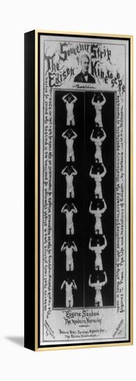 Eugen Sandow, Edison Kinetoscope Strip, 1894-Science Source-Framed Premier Image Canvas