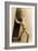 Eugen Sandow Holding a Pillar, in Classical Ancient Greco-Roman Pose, C.1897-null-Framed Photographic Print