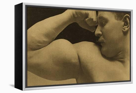 Eugen Sandow, in Classical Ancient Greco-Roman Pose, C.1894 (B/W Photo)-Napoleon Sarony-Framed Premier Image Canvas