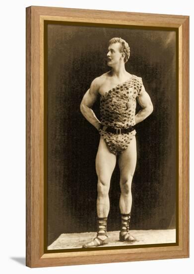 Eugen Sandow, in Classical Ancient Greco-Roman Pose, C.1897-null-Framed Premier Image Canvas