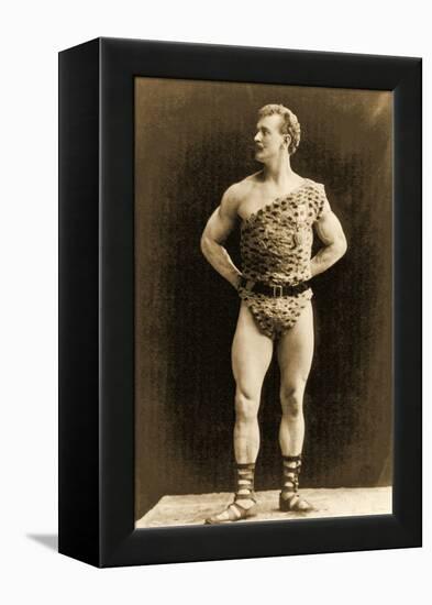 Eugen Sandow, in Classical Ancient Greco-Roman Pose, C.1897-null-Framed Premier Image Canvas