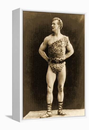 Eugen Sandow, in Classical Ancient Greco-Roman Pose, C.1897-null-Framed Premier Image Canvas