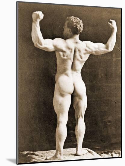 Eugen Sandow, in Classical Ancient Greco-Roman Pose, C.1897-null-Mounted Photographic Print