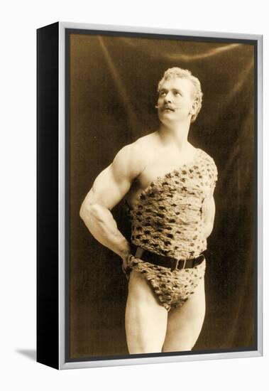 Eugen Sandow Wearing Leopard Skin, in Classical Ancient Greco-Roman Pose, C.1894-null-Framed Premier Image Canvas