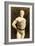 Eugen Sandow Wearing Leopard Skin, in Classical Ancient Greco-Roman Pose, C.1894-null-Framed Photographic Print