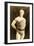 Eugen Sandow Wearing Leopard Skin, in Classical Ancient Greco-Roman Pose, C.1894-null-Framed Photographic Print