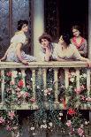 The Balcony-Eugen Von Blaas-Giclee Print