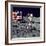 Eugene A. Cernan, Commander, Apollo 17 Salutes the Flag on the Lunar Surface-null-Framed Photo