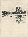 The Pont Neuf, 1915-Eugene Bejot-Framed Giclee Print