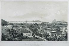 Nine Panoramic Views of Rio De Janeiro: as Prais St. Luzia a Gloria, 1862-Philippe and Ciceri, Eugene Benoist-Giclee Print