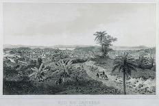 Nine Panoramic Views of Rio De Janeiro: De Lado Da Terra Morro De Senado, 1862-Philippe and Ciceri, Eugene Benoist-Giclee Print