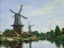 Dutch Windmills, 1884-Eugène Boudin-Giclee Print