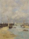 A Small Venetian Canal; Petit Canal a Venise-Eugène Boudin-Giclee Print