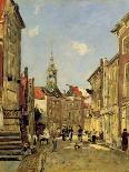 Honfleur, Saint-Catherine Market Place, 1867-1870-Eugène Boudin-Giclee Print