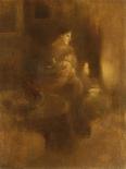 The Motherly Kiss, Late 1890s-Eugene Carriere-Giclee Print