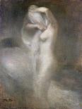 Nude in Profile, C. 1888-Eugene Carriere-Giclee Print