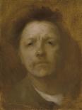 Portrait of Paul Verlaine (1844-96) 1890-Eugene Carriere-Giclee Print