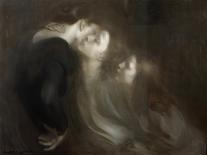 The Motherly Kiss, Late 1890s-Eugene Carriere-Framed Giclee Print