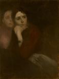 Edmond De Goncourt (1822-96) C.1892 (Oil on Canvas)-Eugene Carriere-Giclee Print