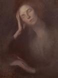 Woman with a Hat (Oil on Canvas)-Eugene Carriere-Giclee Print