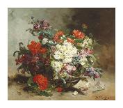 Still Life of Spring Flowers-Eugene Cauchois-Stretched Canvas