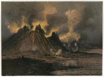 Vesuvius, Cones-Eugene Ciceri-Art Print