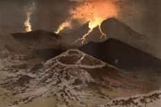 Vesuvius, Cones-Eugene Ciceri-Art Print