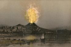 Vesuvius, Cones-Eugene Ciceri-Art Print