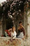 On the Terrace-Eugene de Blaas-Premier Image Canvas