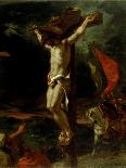 Christ on the Cross, 1846-Eugene Delacroix-Giclee Print