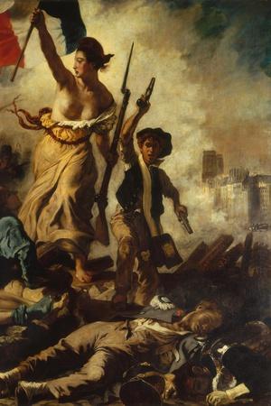 Liberty Leading the People (detail)' Giclee Print Eugene