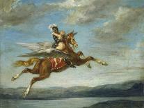 Etude pour la lutte de Jacob et de l'ange-Eugene Delacroix-Giclee Print