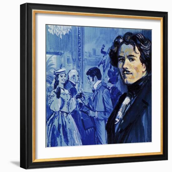 Eugene Delacroix Sent in His Painting and it Caused a Sensation in Paris-Luis Arcas Brauner-Framed Giclee Print