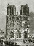 Drawing for the Restoration of the Gargoyles of Notre Dame, 1855-Eugene Emmanuel Viollet-le-Duc-Framed Giclee Print