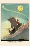 Sailing The Wooden Shoe By Moonlight-Eugene Field-Art Print