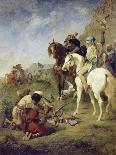 A Falcon Hunt in Algeria: the Quarry, 1863-Eugène Fromentin-Giclee Print