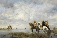 A Falcon Hunt in Algeria: the Quarry, 1863-Eugène Fromentin-Giclee Print