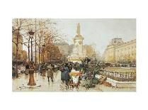 Parisian Street Scene-Eugene Galien Laloue-Premium Giclee Print