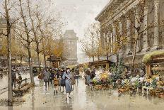 Winter Paris Street Scene-Eugene Galien-Laloue-Giclee Print