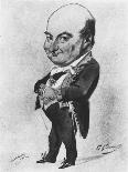 Caricature of Alexandre Dumas, Fils-Eugene Giraud-Framed Giclee Print