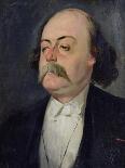 Portrait of Gustave Flaubert (1821-80) 1868-81-Eugene Giraud-Premier Image Canvas