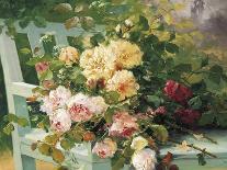 Romantic Roses-Eugene Henri Cauchois-Giclee Print